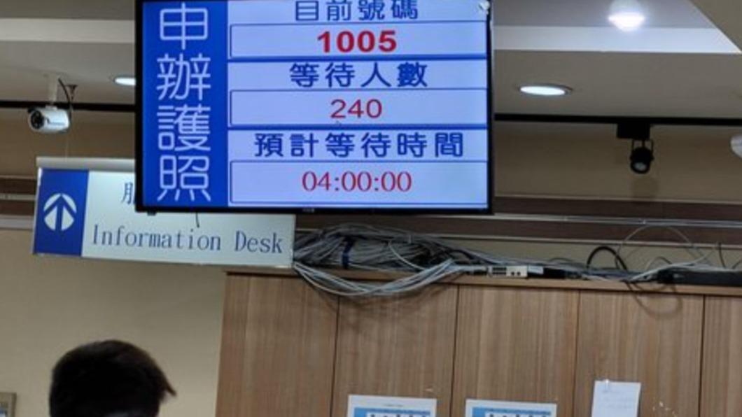 換護照人潮超狂!他一早等4小時畫面曝 網淡定:現場排就是這樣