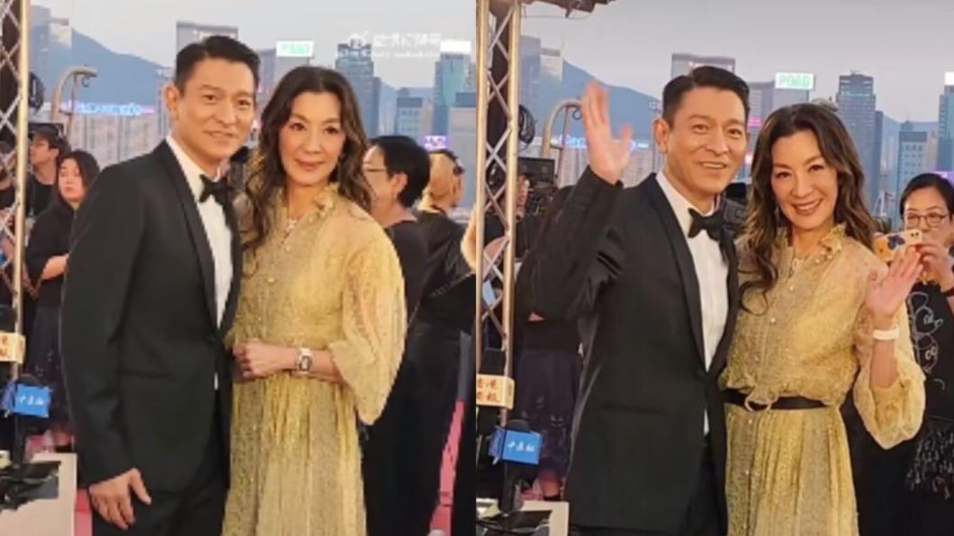 劉德華、楊紫瓊世紀同框，喜曝有望合作「動作片」。（圖／翻攝自微博）