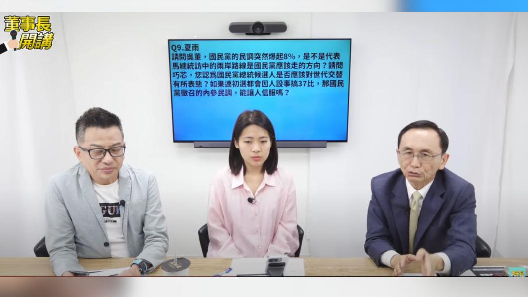 吳子嘉在《董事長開講》節目中談及2024總統大選輸贏關鍵在年輕選民。(圖/翻攝自董事長開講YT)