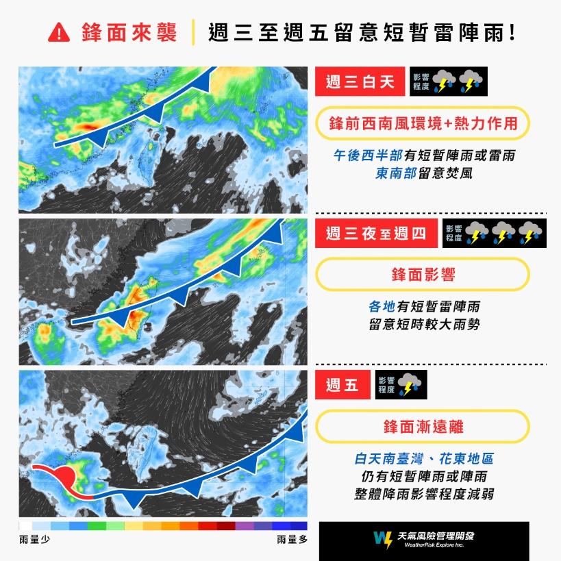 圖/翻攝自臉書天氣風險 WeatherRisk
