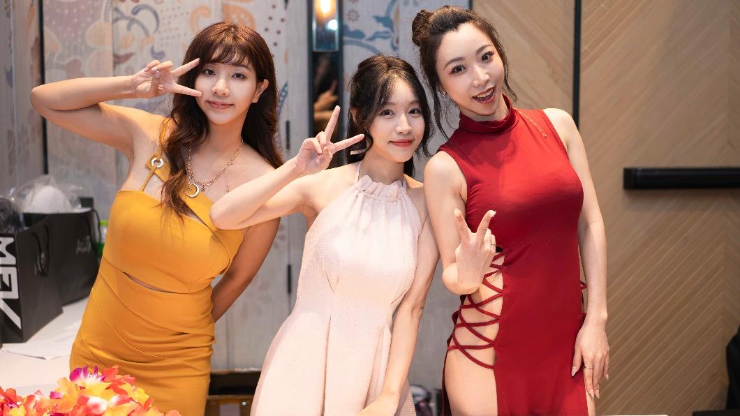 女優吳夢夢、蘇暢和夏晴子參與派對。（圖／ModelTV提供）