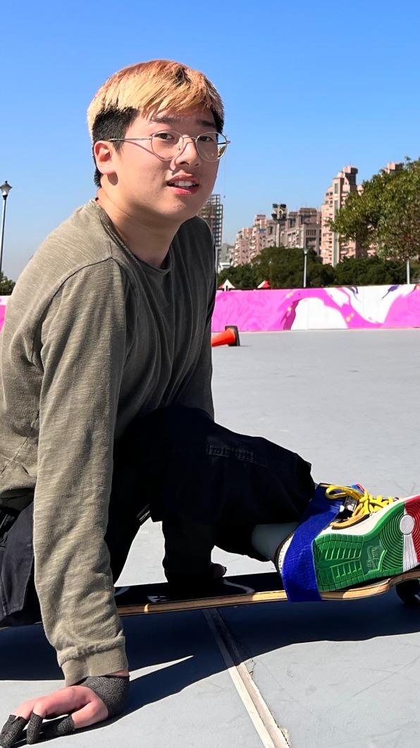 台灣身障滑板第一人/顧文凱提供