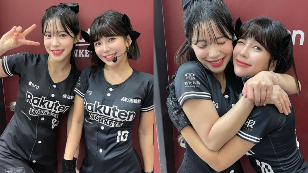 李多慧(圖左)與壯壯(圖右)合照。(圖/翻攝自@ula_shen_ IG)
