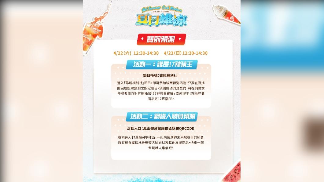 鋼鐵人推出活動,幸運球迷可抽林書豪簽名球衣。(圖/球團提供)