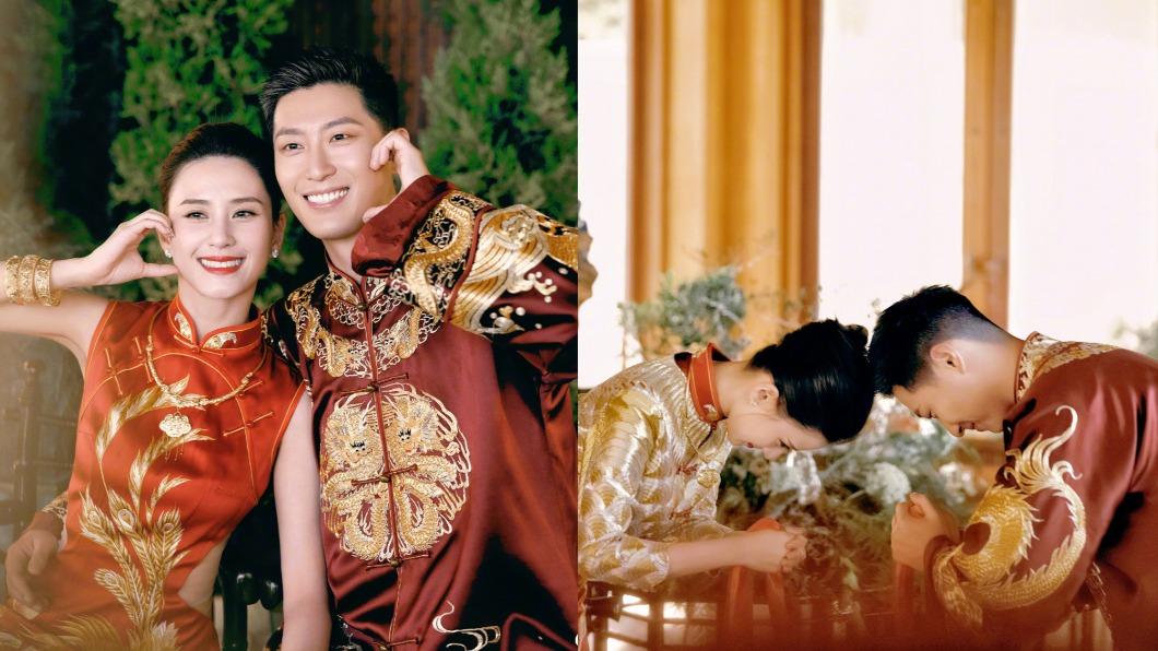 賭王千金何超蓮、男星竇驍,今在峇里島舉行世紀婚禮。(圖/翻攝自竇驍 微博)