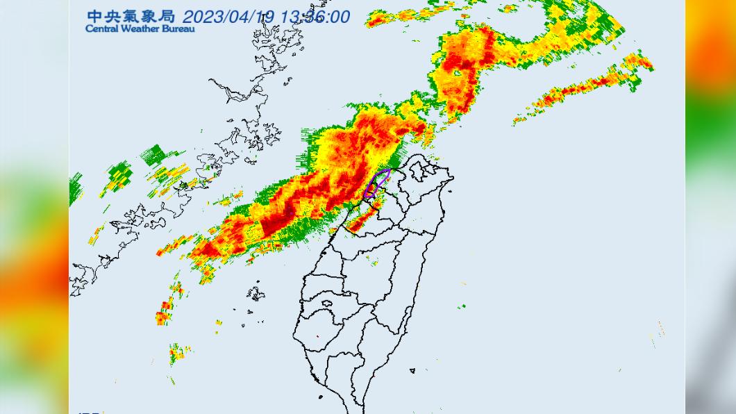 快訊／雷雨彈來了　3縣市防「劇烈降雨、雷擊」