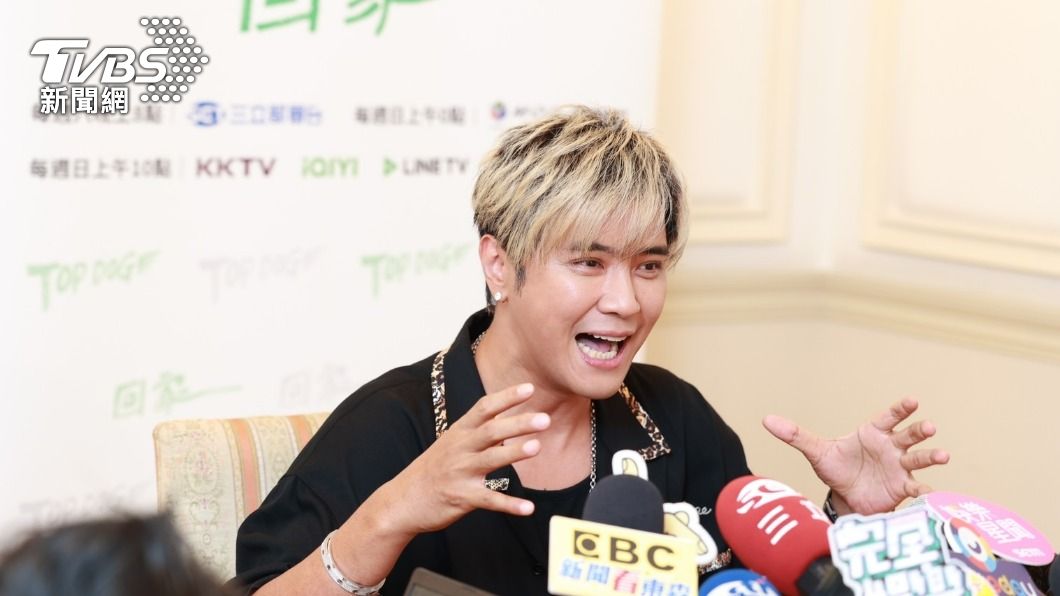 羅志祥講故事的表情超生動。(圖/黃城碩攝)
