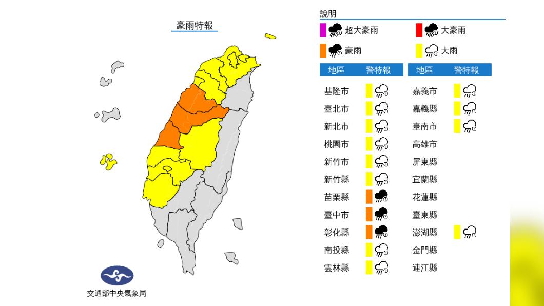 今受鋒面影響各地有短暫陣雨雷雨 週末天氣轉晴