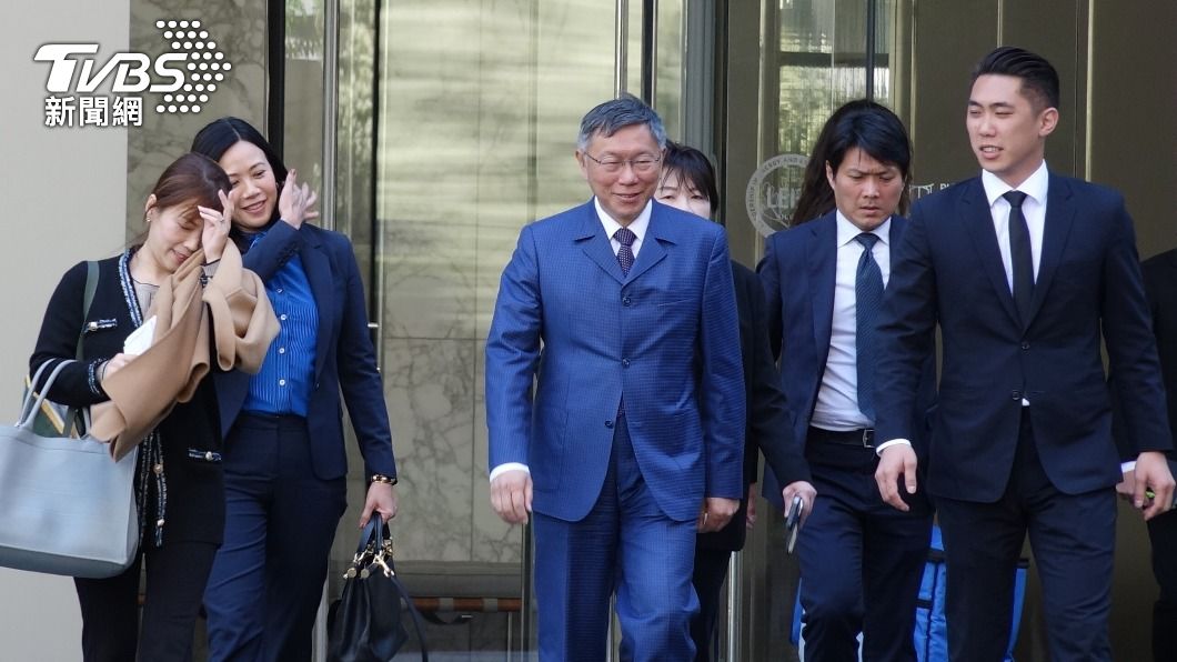 柯文哲見美國行政部門官員 鬆口有白宮國安會官員