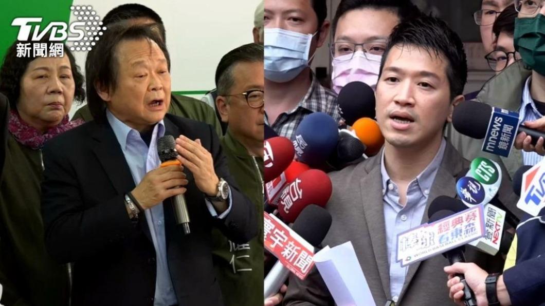民進黨市議員王世堅（左）、民進黨立委何志偉（右）。（圖／TVBS資料畫面）