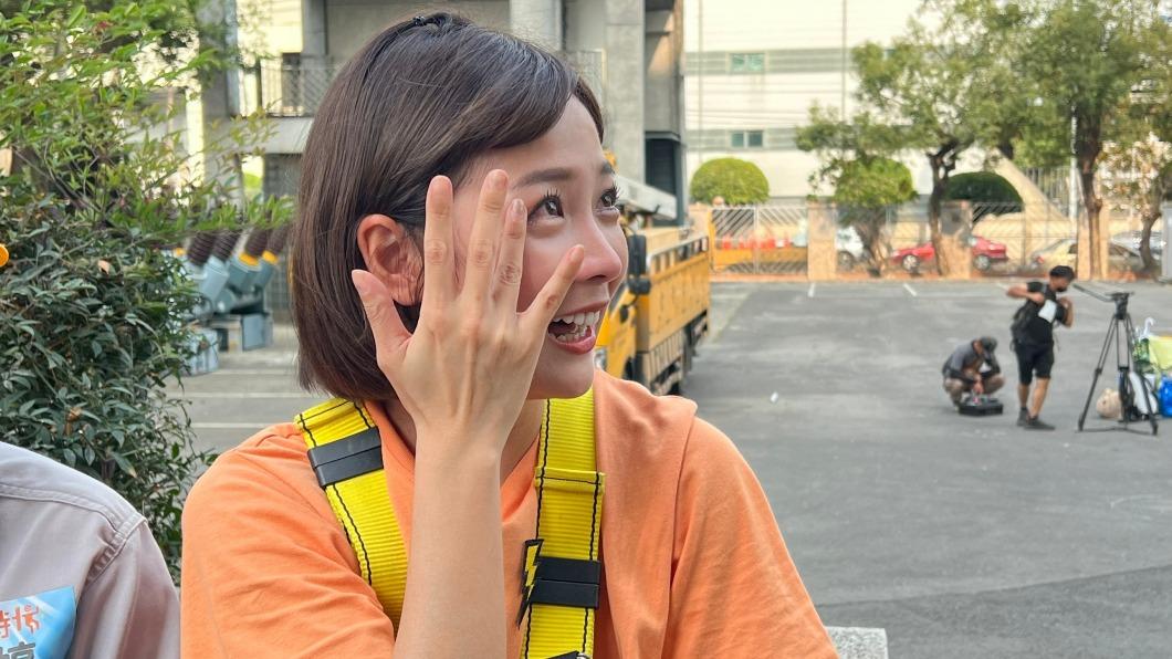 籃籃累到哭出來。（圖／民視提供）