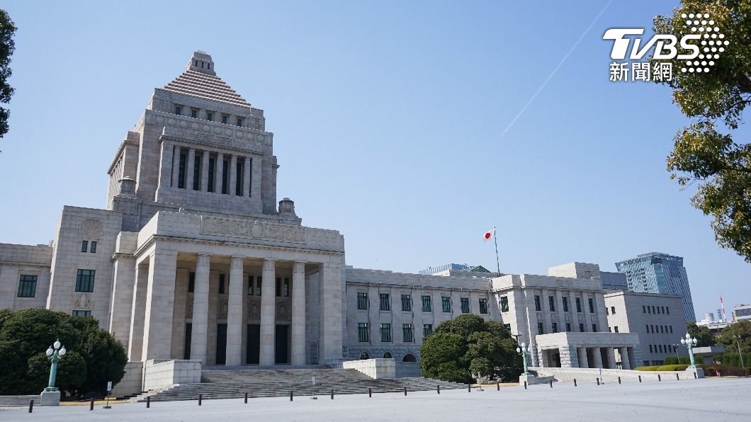 位於日本東京千代田區的國會議事堂。（示意圖／shutterstock達志影像）