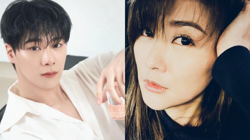文彬是陳珮騏唯一追的KPOP男歌手。(圖/翻攝自文彬IG、陳珮騏FB)