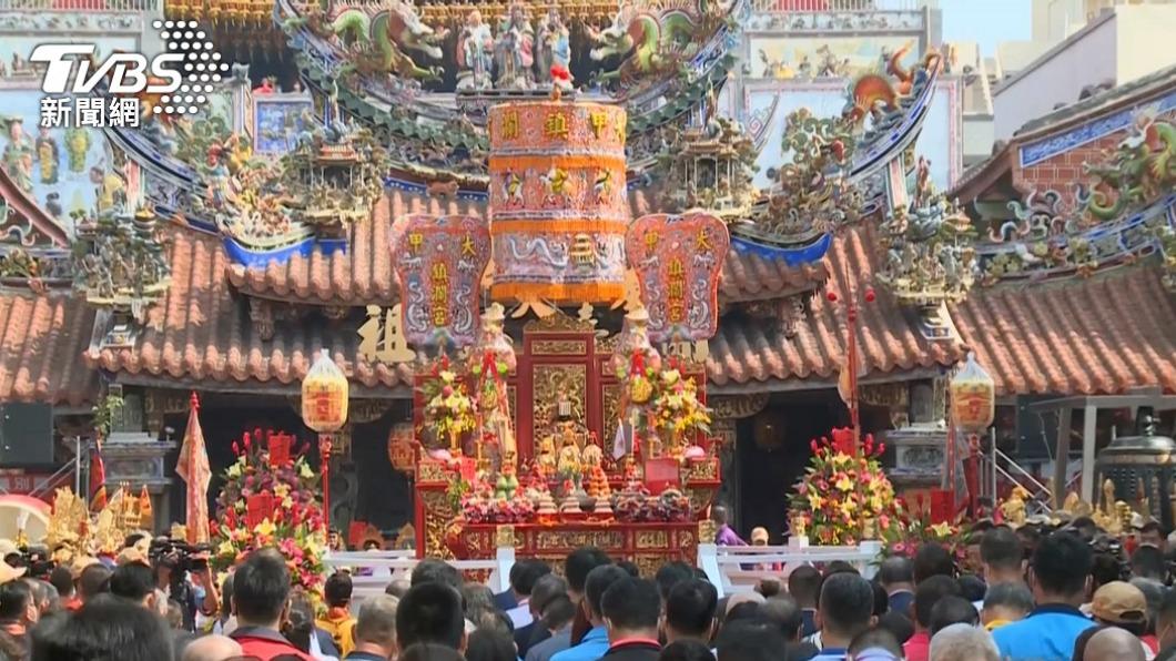 大甲媽祖將於21日晚間起駕。(圖/TVBS資料畫面)