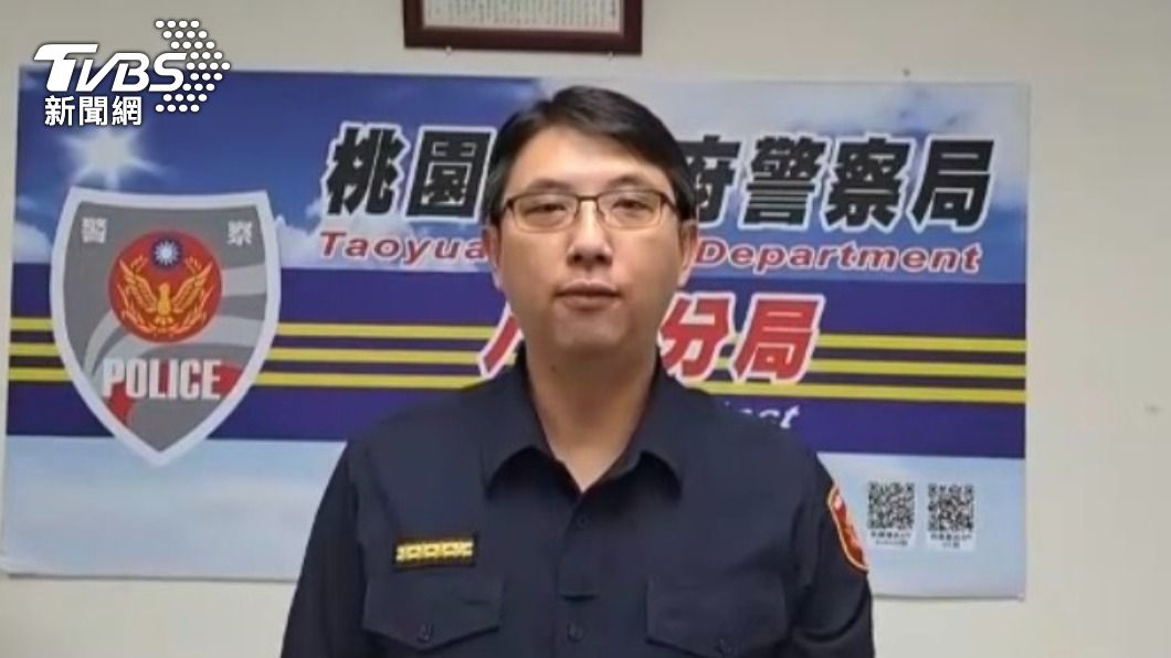 八德分局副分局長梁仲銘說明。(圖/警方提供)