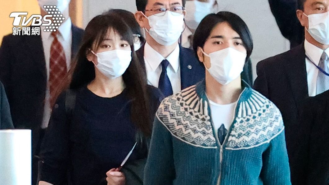 小室圭與真子婚後前往紐約生活。(圖/達志影像美聯社)