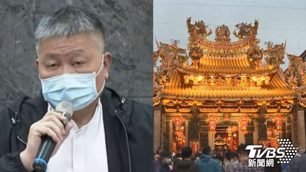 顏清標現身大甲鎮瀾宮團拜。(圖/TVBS資料畫面)