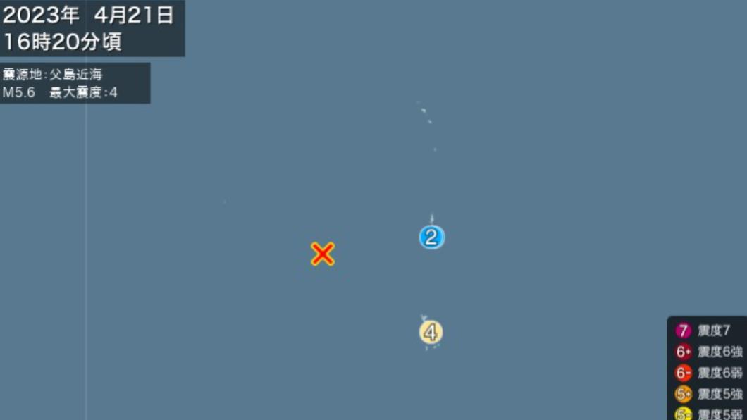 快訊/日本近海發生規模5.6地震 深度僅10公里