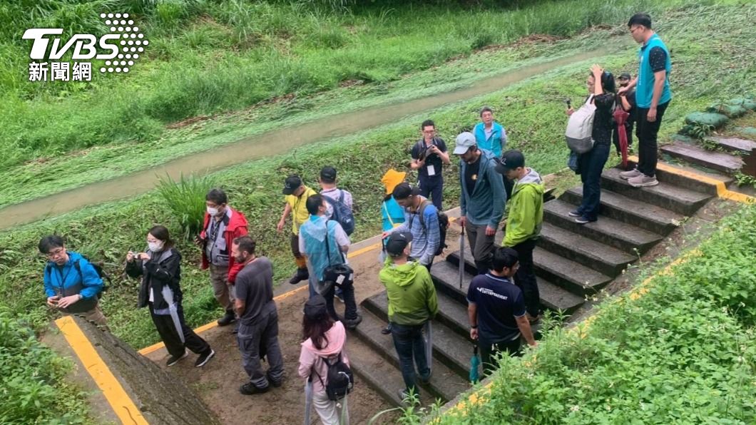 國際防災專家受邀到東勢林場參觀四角林野溪整治工程