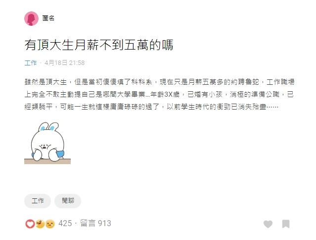 圖/翻攝自Dcard