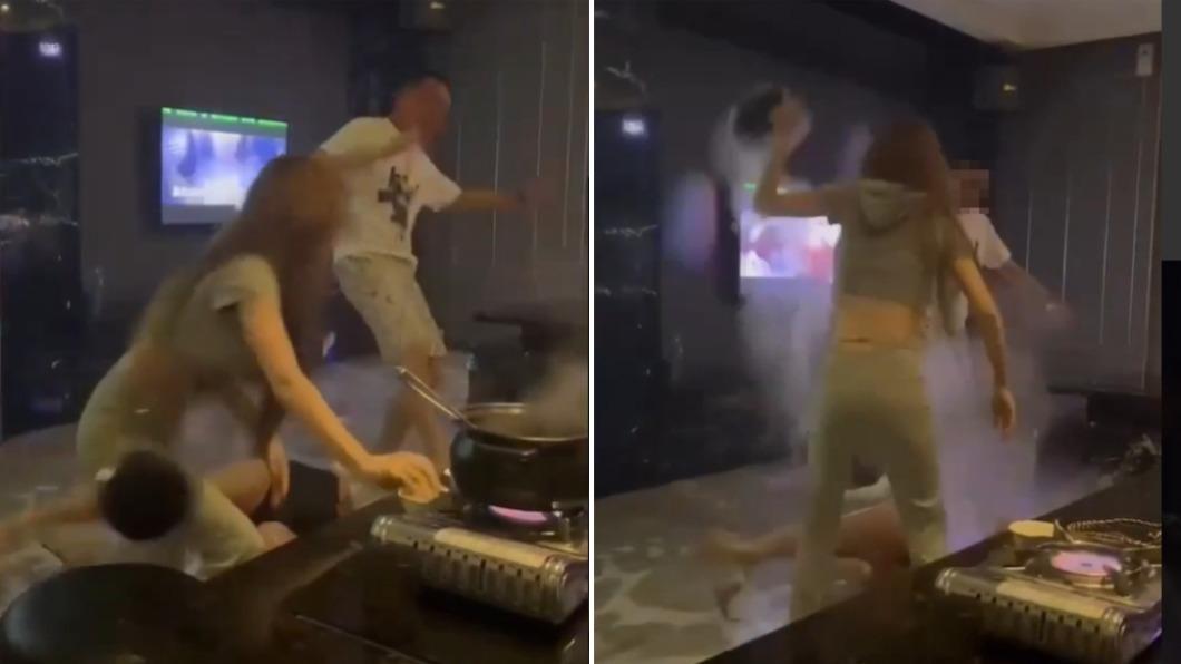 只因2萬元債務！KTV狠男女「拉髮踹頭潑熱湯」　被害女燒燙傷送醫搶救