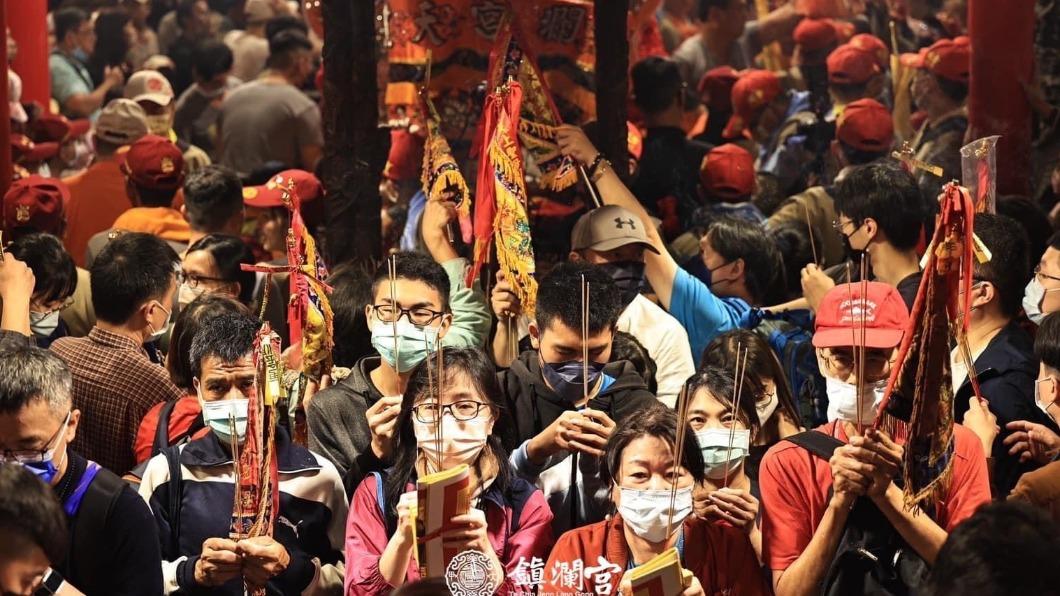 「大甲媽祖遶境」昨晚起駕,現場相當熱鬧。(圖/大甲鎮瀾宮提供)