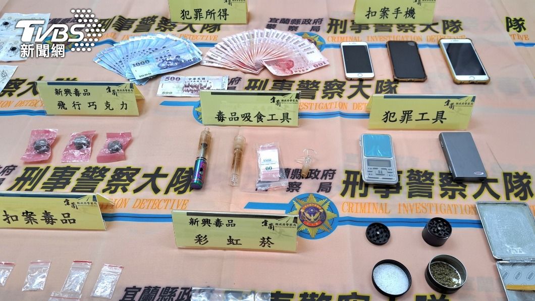 毒蟲躲KTV遭逮!警破獲罕見「飛行巧克力」 毒性比大麻煙強