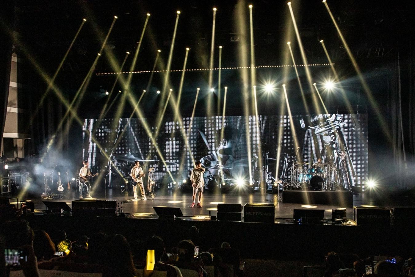 FTIsland全團睽違5年來台灣開唱。(圖/林坤緯攝)