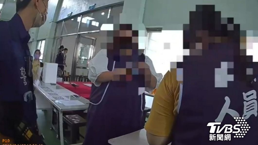 警方到場查訪。(圖/TVBS)