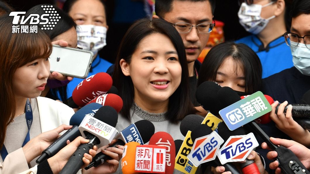 國民黨北市議員徐巧芯。(圖/胡瑞麒攝)
