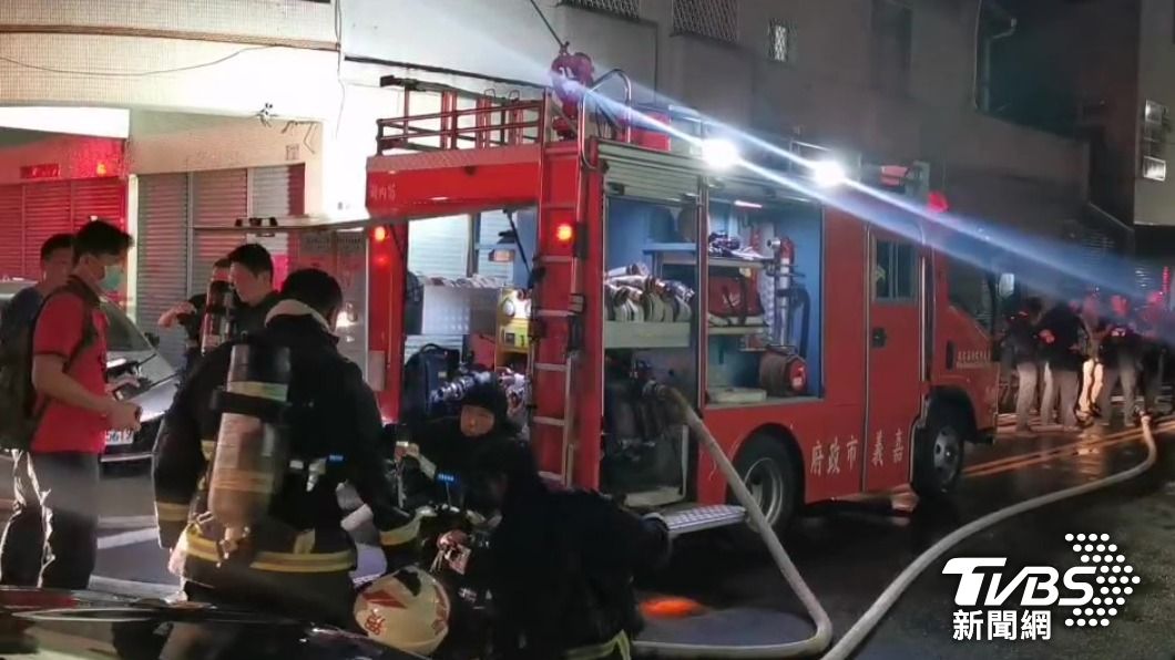 警消趕到現場時，婦人已經陳屍在床上。（圖／TVBS）