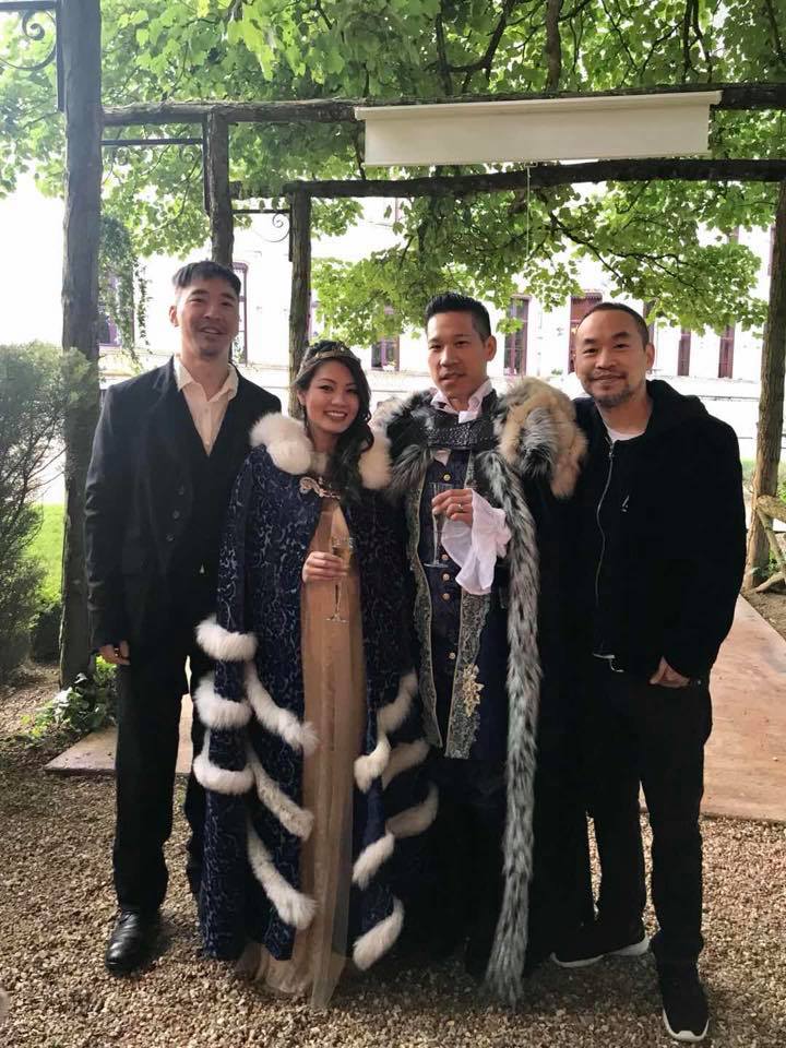 黃立行與黃立成曾出席林智文婚禮。(圖/翻攝自林智文臉書)