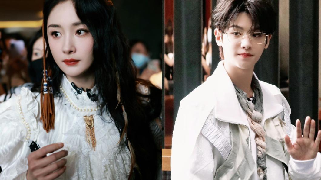 藝人楊冪（圖左）、黃明昊（圖右）為陸綜《密室大逃脫》的常駐嘉賓。（圖／翻攝自＠狐厂大拷问微博）