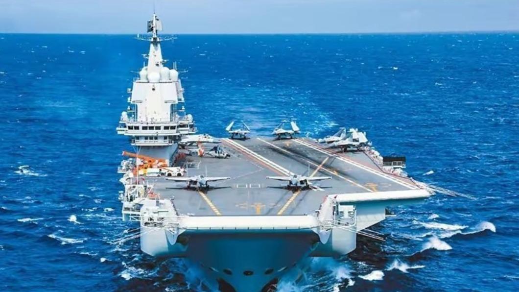 中共山東艦。(圖/翻攝自微博)