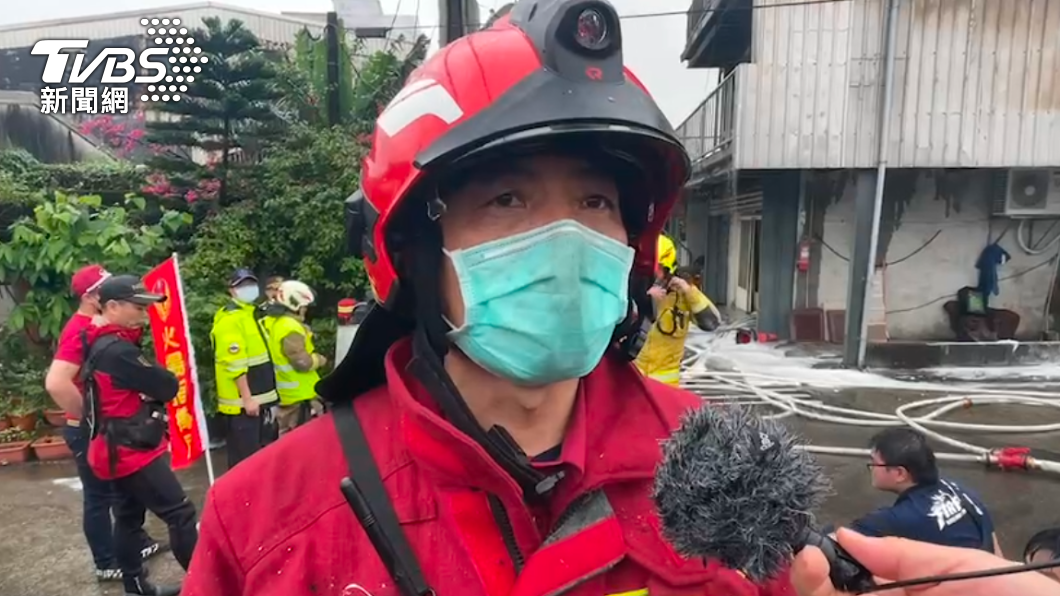 消防隊大隊長高瓊瑤。（圖／TVBS）