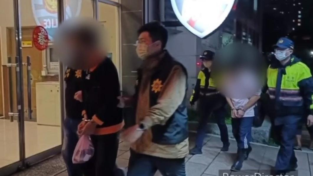 警方逮捕以趙姓男子,陳姓男子以及許姓男子所組成的竊盜集團。(圖/基隆市警局提供)
