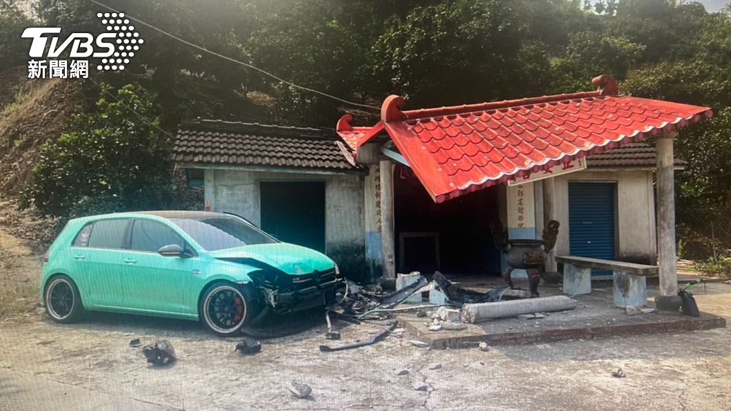 小鋼炮狂飆撞廟畫面曝　車主親發文反遭網洗版