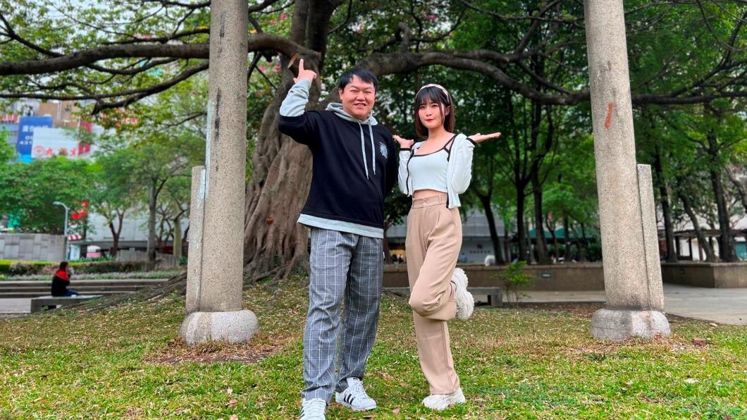 凱伊(右)日前上司徒的頻道拍片。(圖/紅心字會提供)