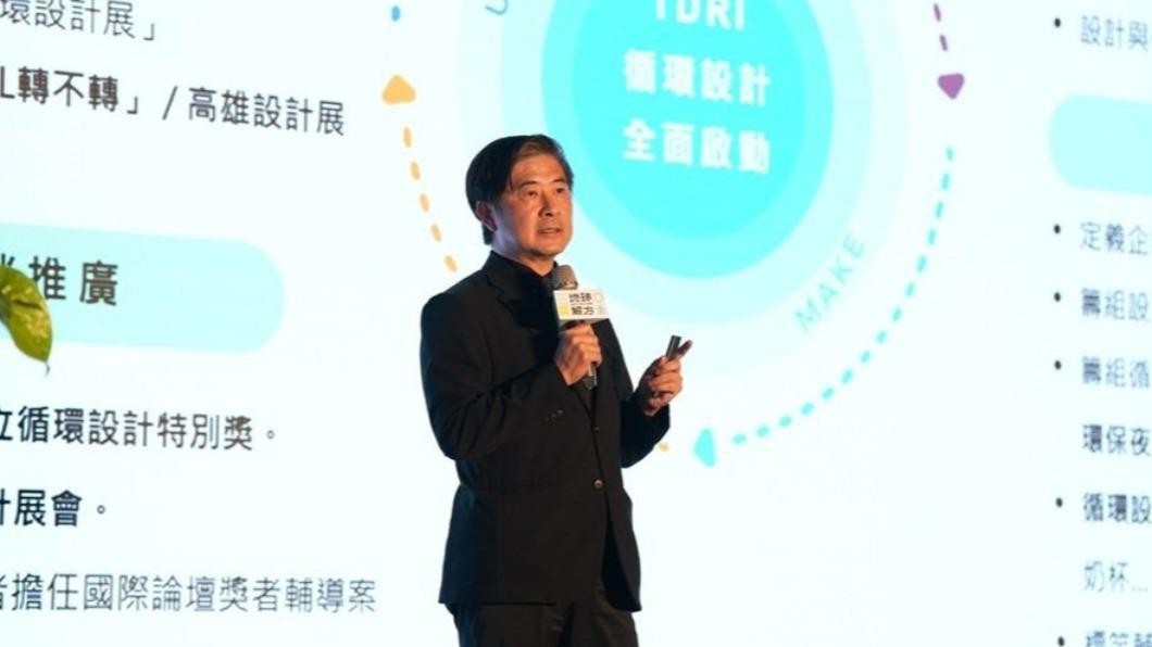 台灣設計研究院院長張基義。(圖/張皓婷)