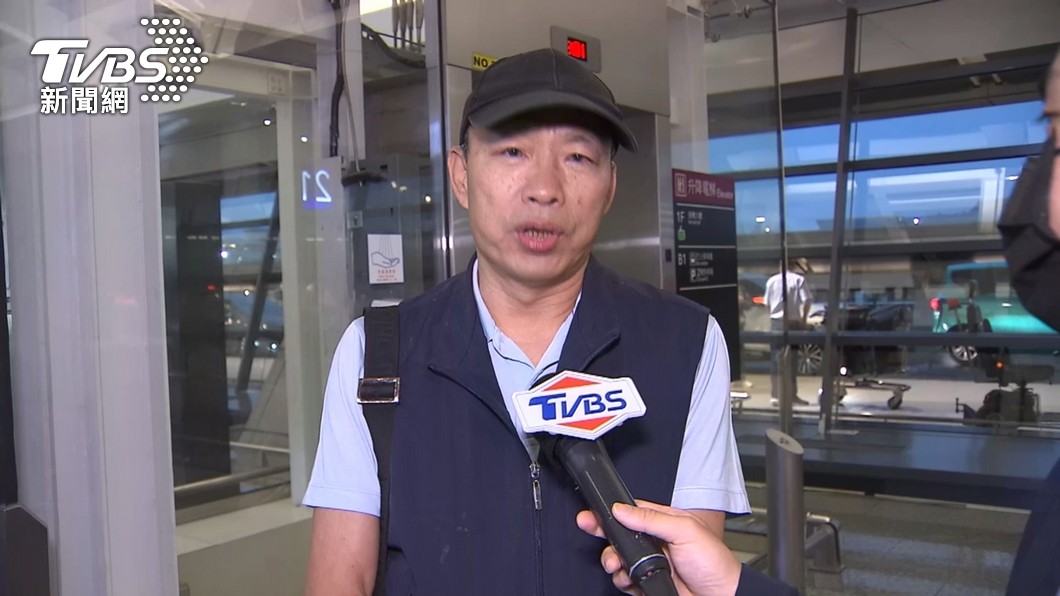 韓國瑜先前已經表明在這次選舉過程,是啦啦隊的角色。(圖/TVBS)