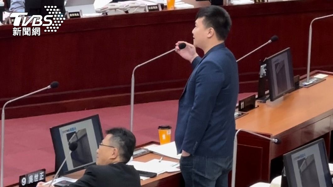 國民黨北市議員楊植斗。(圖/林至柔攝)