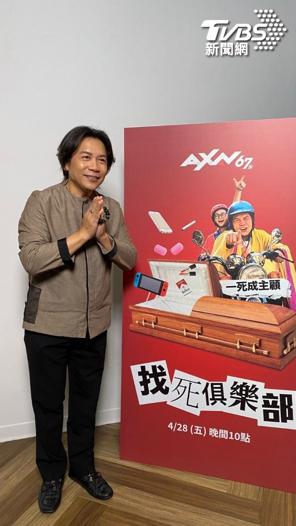 許傑輝在片中許傑輝有很大的犧牲，甚至躺進棺材。（圖／廖福生攝）