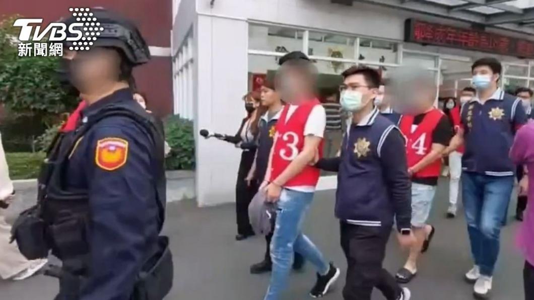 警方日前逮捕相關成員送辦。（圖／TVBS資料畫面）