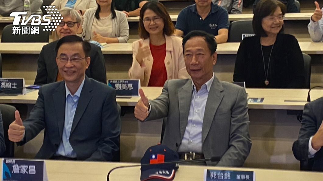 郭台銘表示,遇到的困難就是被外界說不是政治人物。(圖/賴慧津攝)