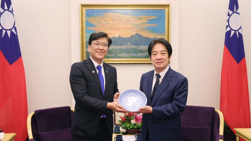 賴清德接見平戶市長黑田。（圖／總統府提供）