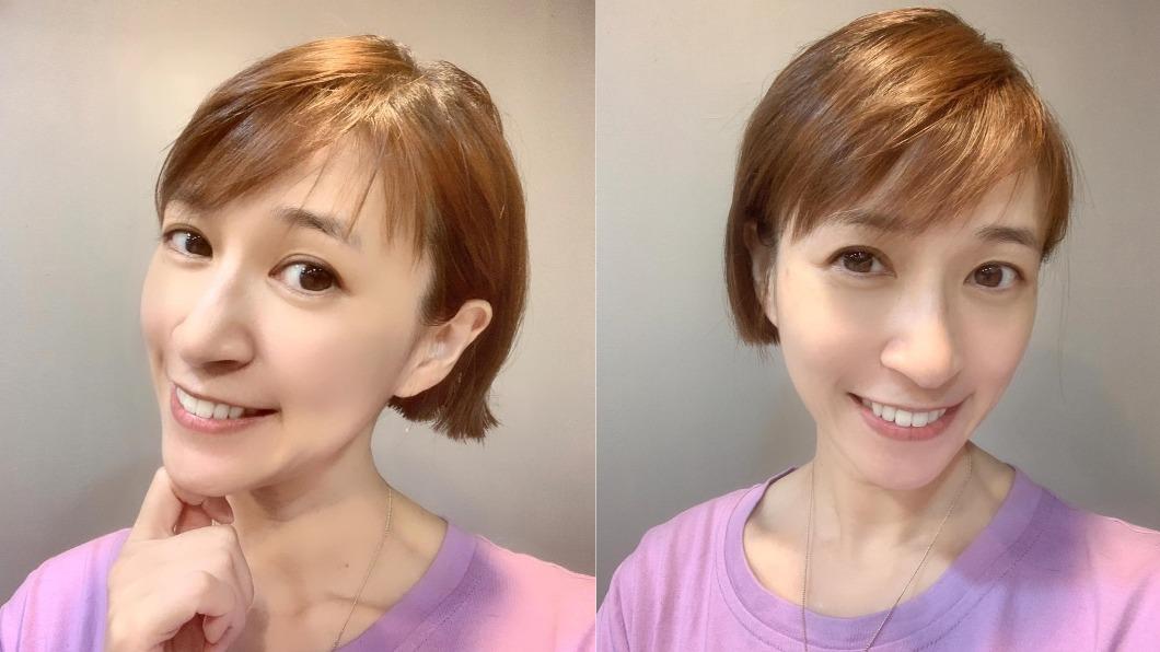 正宮王湘涵突然將頭髮剪更短。(圖/翻攝自王湘涵臉書)