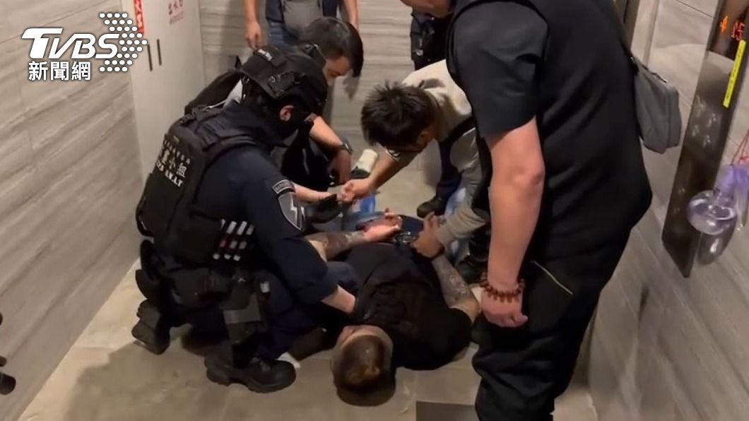 和「鯨魚」同輩的吳姓組長遭逮捕。（圖／TVBS）