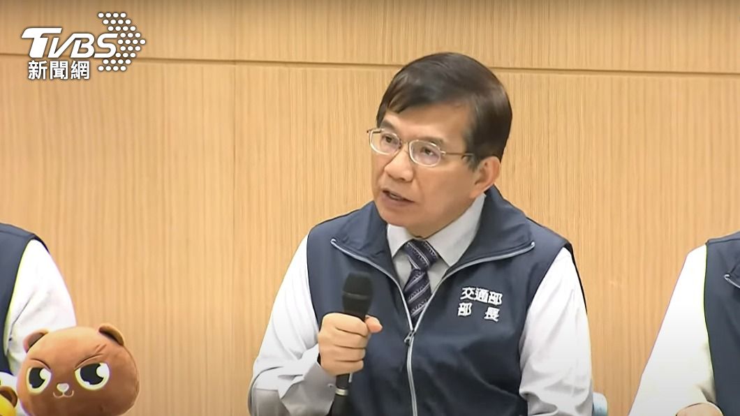 交通部長王國材出席道安說明會。（圖／TVBS）