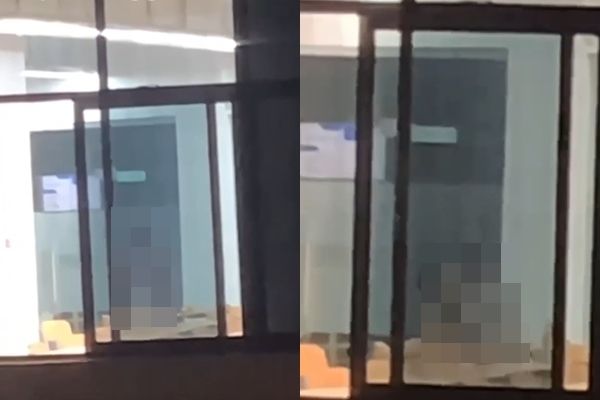 小情侶越來越激動。(圖/翻攝自微博)