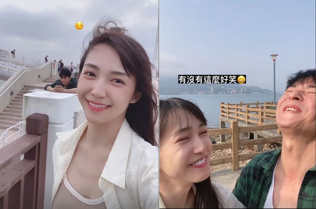 李緻在現時動態露出男方正面,正是陳麒凱。(圖/翻攝自IG)